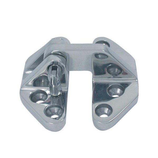 Lukenscharnier mit Sicherungsbolzen Edelstahl A4 74 x 65 x 6,0 mm #8238