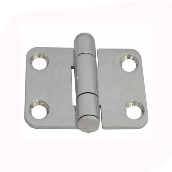 Scharnier aus Edelstahl A4 49x37x2 mm #814159