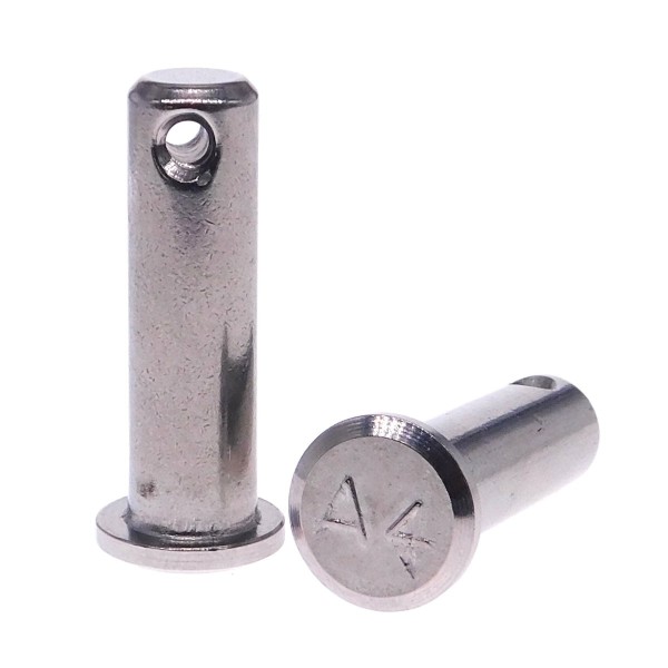 Steckbolzen mit Splintloch aus  1.4401 - A4 gestempelt