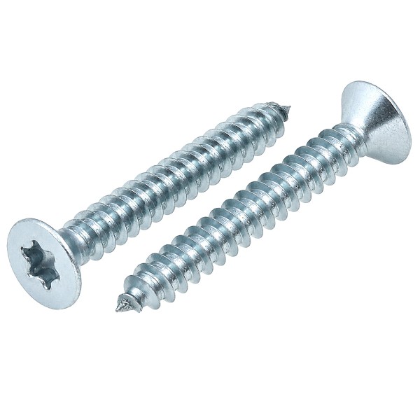 ISO 14586 Senkkopf-Blechschrauben Torx Stahl verzinkt gehärtet