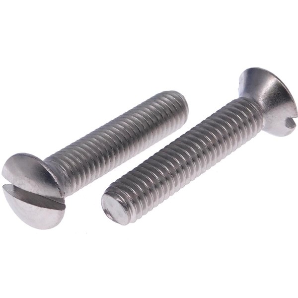 Linsensenkkopfschrauben aus Edelstahl A2 DIN 964