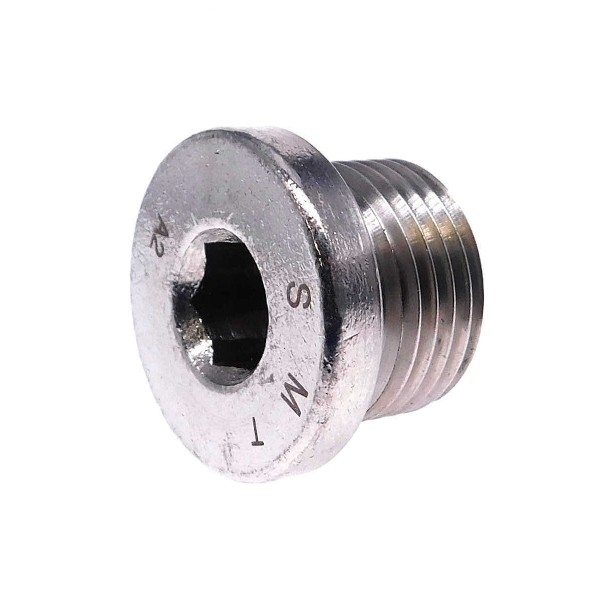 Ölablassschraube Verschlussschraube A2 mit Bund ISK und Gasgewinde DIN 908