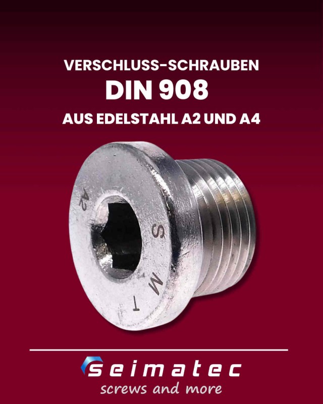 Verschlußschrauben aus Edelstahl