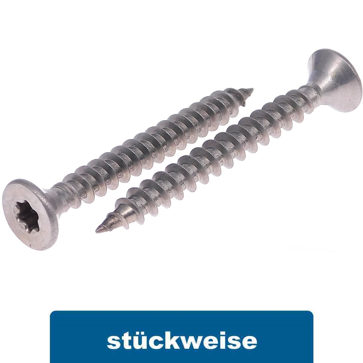 Spanplattenschrauben Edelstahl A2 Senkkopf TX Antrieb