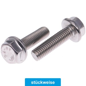 Sechskantschraube mit Bund DIN 6921 Edelstahl A4 Sechskantschraube mit Bund DIN 6921 Edelstahl A4