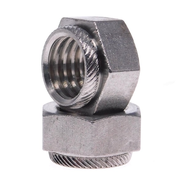 Setzmuttern Einpressmuttern Sechskant Edelstahl A2