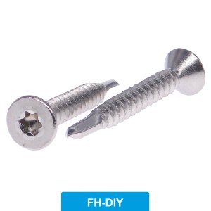 Bohrschrauben Senkkopf TX Edelstahl A2 DIN 7504 - FH-DIY