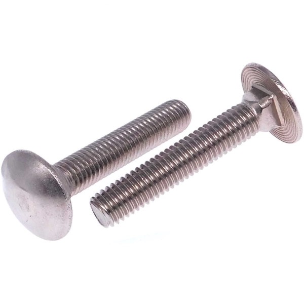 Flachrundschraube Vollgewinde Edelstahl A4 DIN 603