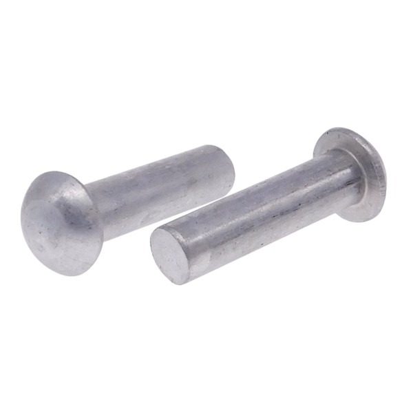 Halbrundnieten DIN 660 Aluminium