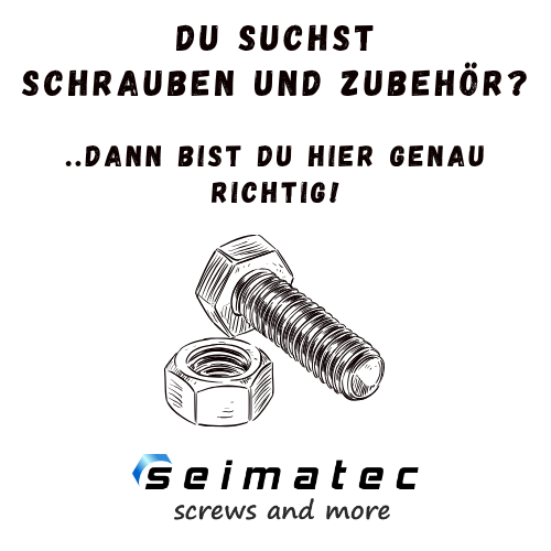 Schrauben Muttern Scheiben aus Stahl, Stahl verzinkt Edelstahl etc.