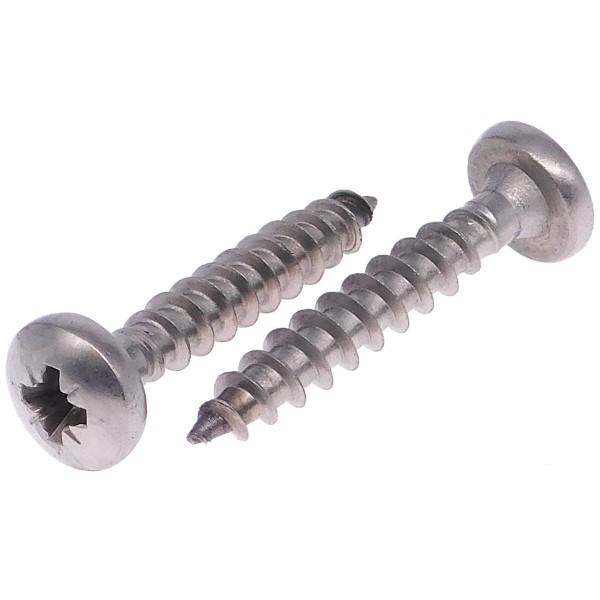 Ruko Holzbauschrauben mit verst. Kopf und Vollgewinde PZ Edelstahl A2 #9048 - FH-DIY