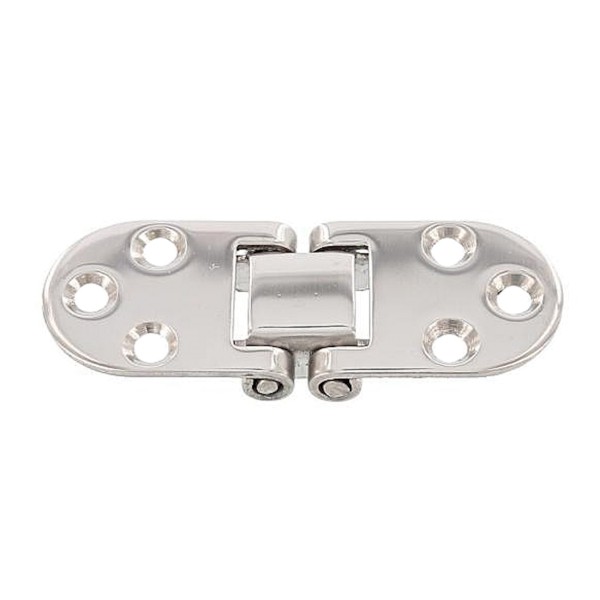 Tischscharnier Öffnungswinkel 180° Edelstahl A4 80 x 30 x 2,0 mm #815179
