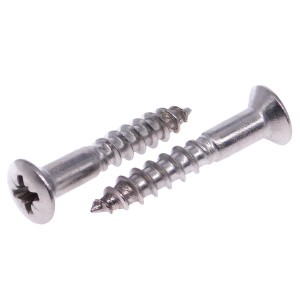 Linsensenk-Holzschrauben PZ  Edelstahl A2 DIN 7995