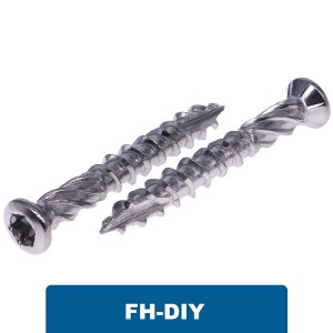 Terrassendielenschrauben TX A2 mit Schneidkerbe - FH-DIY Terrassendielenschrauben TX A2 mit Schneidkerbe - FH-DIY