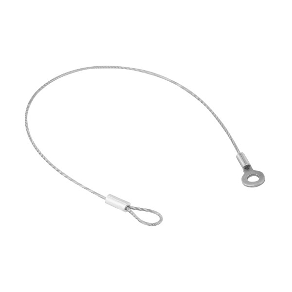 Halteseil aus Edelstahl Klemme und Quetschkabelschuh aus Aluminium