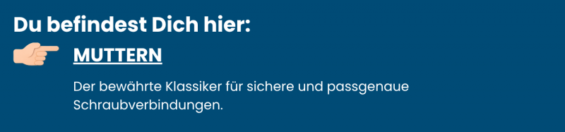 Muttern | Sechskantmuttern | Setzmuttern
