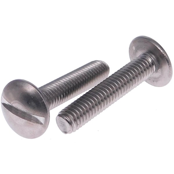 Flachkopfschraube Edelstahl A2 mit Schlitz