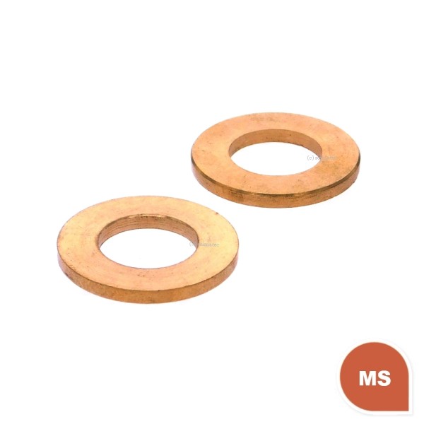 Beilagscheiben aus Messing DIN 125 A/B