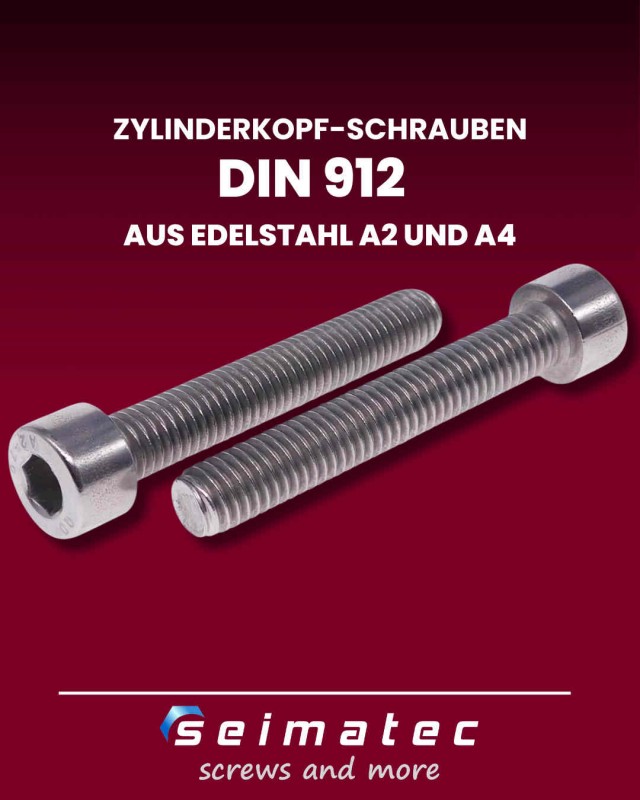 Innensechskantschrauben aus Edelstahl A2 & A4