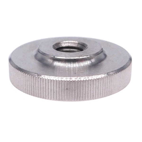 Rändelmuttern niedrige Form Edelstahl 1.4305 DIN 467