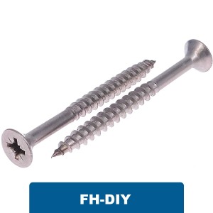 Holzbauschrauben Senkkopf Pozidriv PZ Teilgewinde Edelstahl A2 - FH-DIY Holzbauschrauben Senkkopf Pozidriv PZ Teilgewinde Edelstahl A2 - FH-DIY