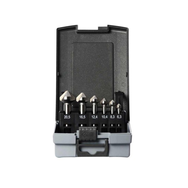 Kegelsenker Set 6tlg ECO HSS-G DIN 335 C Ø 6,3-20,5 mm
