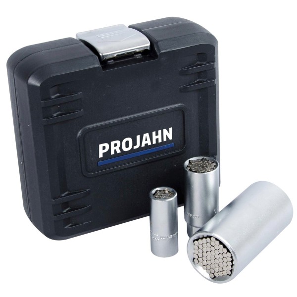 Universal Steckschlüssel-Koffer 1/4" + 3/8" + 1/2"