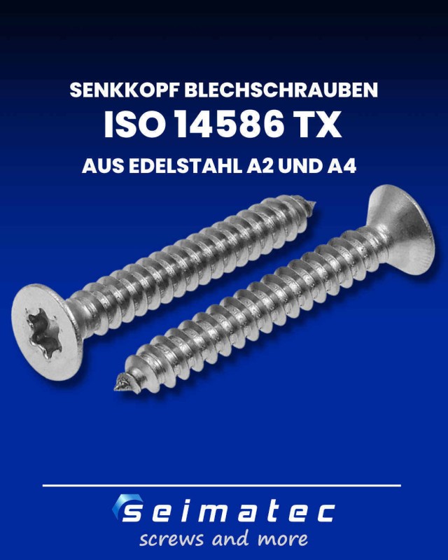 14586-senkkopf-Blechschrauben-mit-TX-Antrieb-aus-Edelstahl