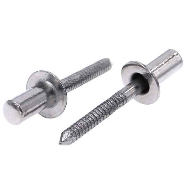 Blindnieten Dichtnieten A2 mit Flako und gerilltem Nietdorn ISO 16585