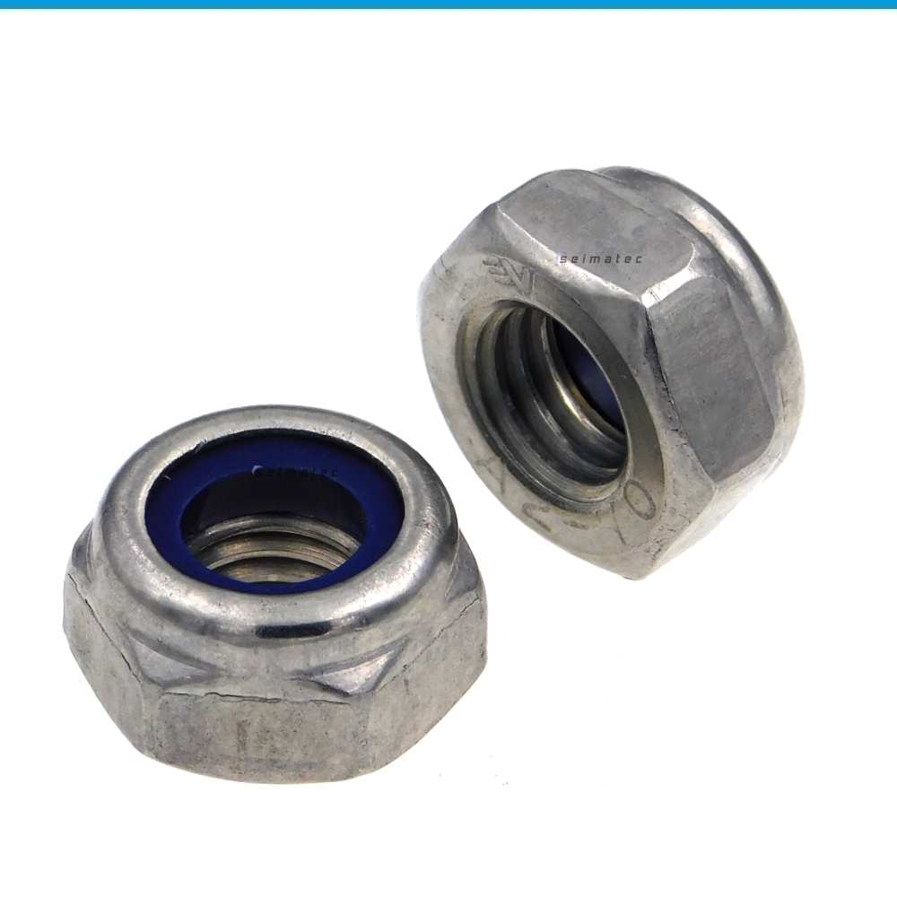 Muttern Sicherungs Edelstahl A2 DIN985 Stop