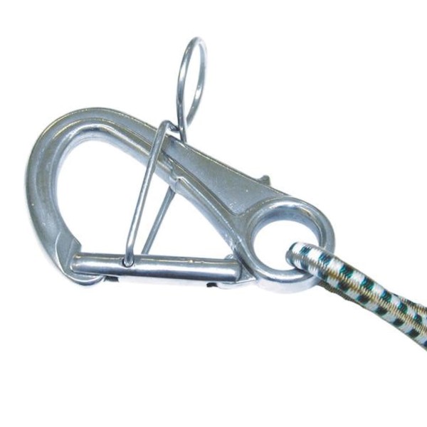 Bojen Karabiner mit Sicherungssplint Edelstahl A4 #086790
