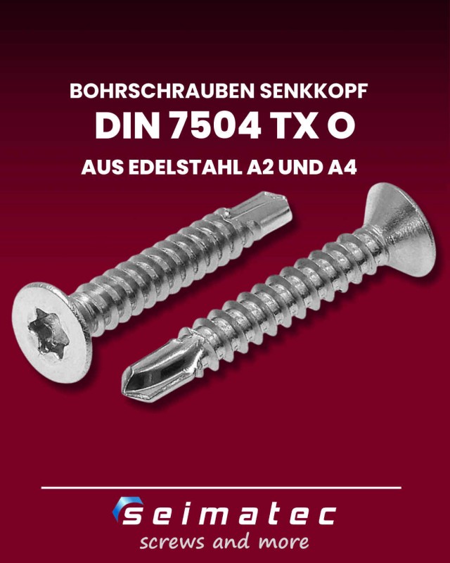 7504-Bohrschrauben-Senkkopf-TX-Antrieb-A2-und-A4