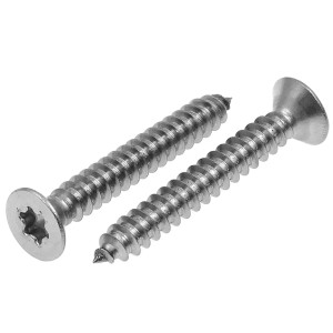 Senkkopf Blechschrauben mit Innensechsrund TX Edelstahl A2 ISO 14586