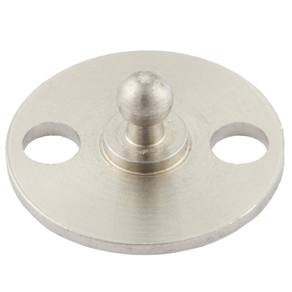Tenax Unterteil Rundplatte zum verschrauben Edelstahl A2
