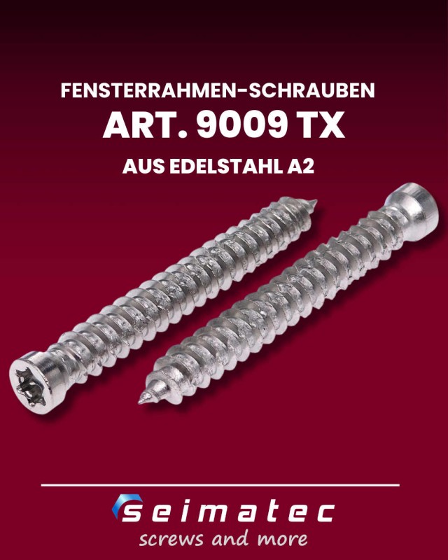 9009-Fensterrahmenschrauben-Edelstahl-A2