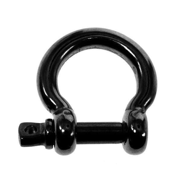 Schäkel Edelstahl A4-AISI 316 PVD schwarz beschichtet #8260DBK