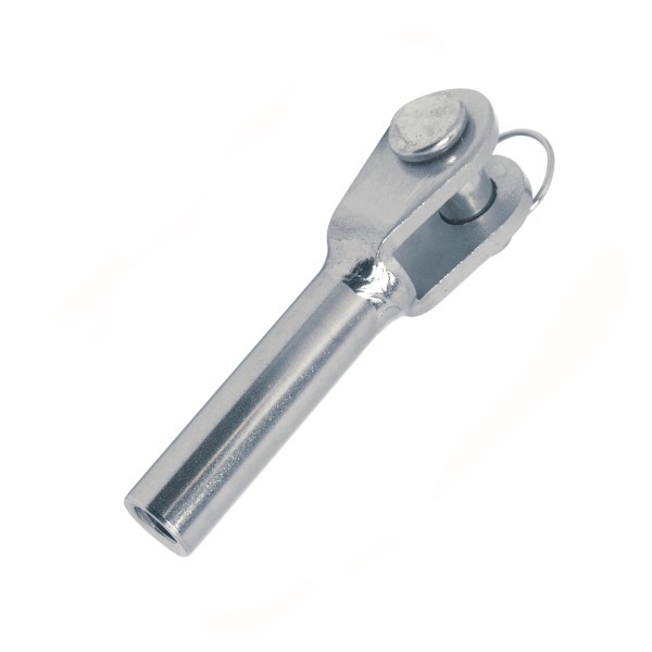 Mini-Gabel mit Innengewinde rechts Edelstahl A4 #084550