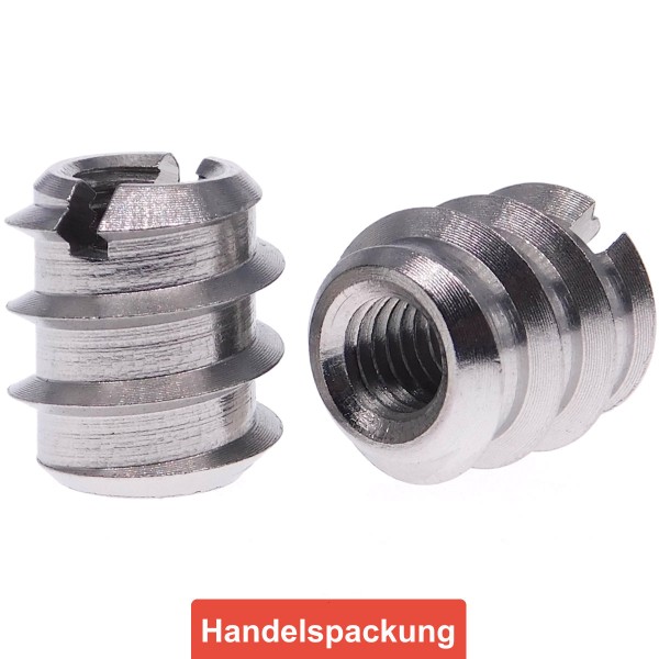 Einschraubmuttern Edelstahl A2 Form B Art. 7965 - B2B