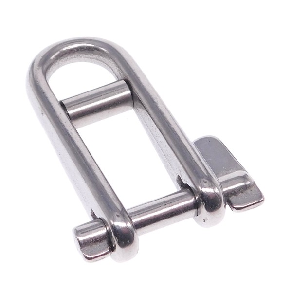 Schlüsselschäkel mit Steg aus Edelstahl A4 #083230