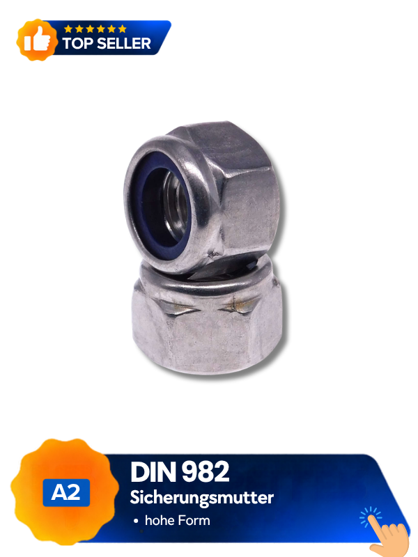 DIN-982-A2-Sicherungsmutter