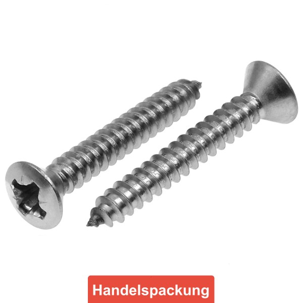 DIN 7983 Linsensenk Blechschrauben mit PZ Kreuzschlitz Edelstahl A2 - B2B