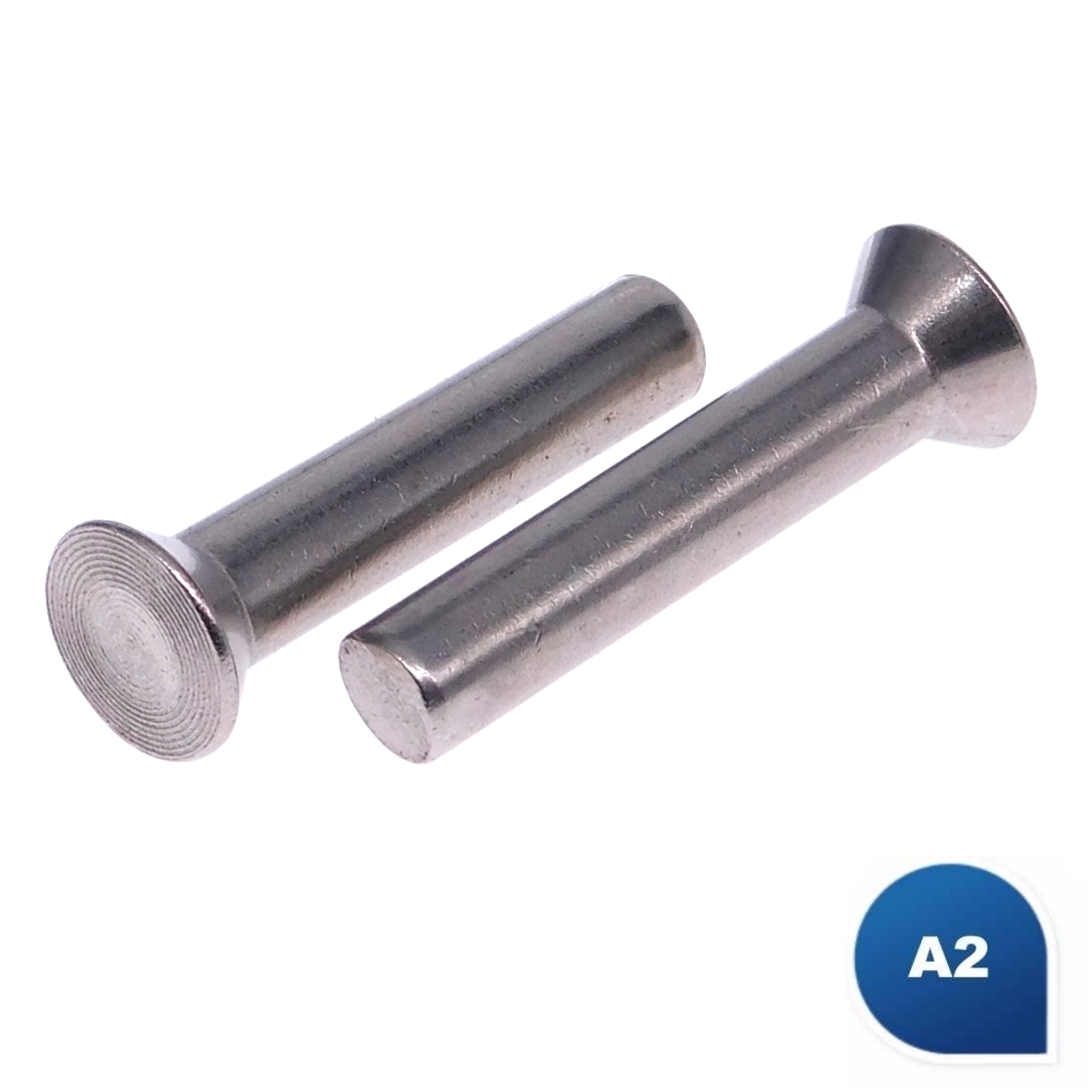 Alu-Niete Senkkopf 6x10 Senkniete DIN 661 Aluminium 20 Stück Niete 6mm x 10 mm