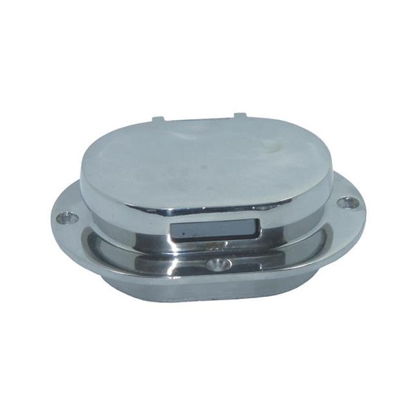 Tau- und Kettendurchlass Edelstahl A4 140x100 mm