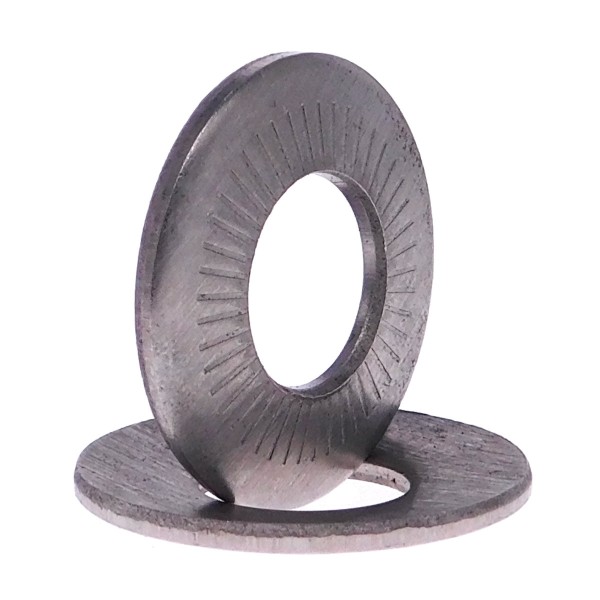 AFNOR Kontaktscheiben Form M Edelstahl A2