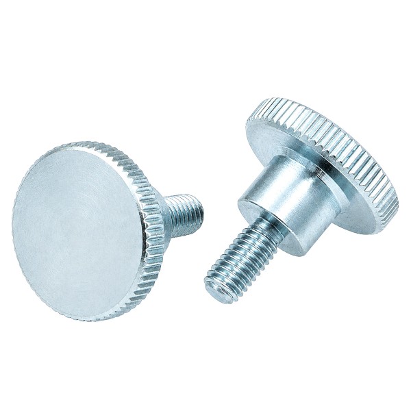 DIN 464 Rändelschrauben hohe Form Stahl verzinkt