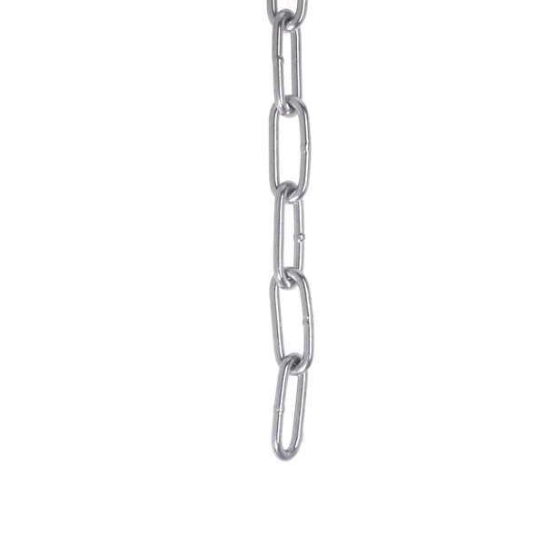 Rundstahlkette lange Glieder aus Edelstahl A2