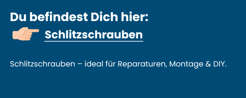 Kategorie-Schlitzschrauben