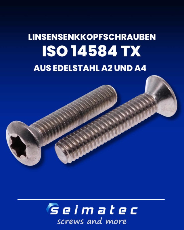 14584-Linsensenkkopfschrauben-mit-TX-Antrieb-Edelstahl