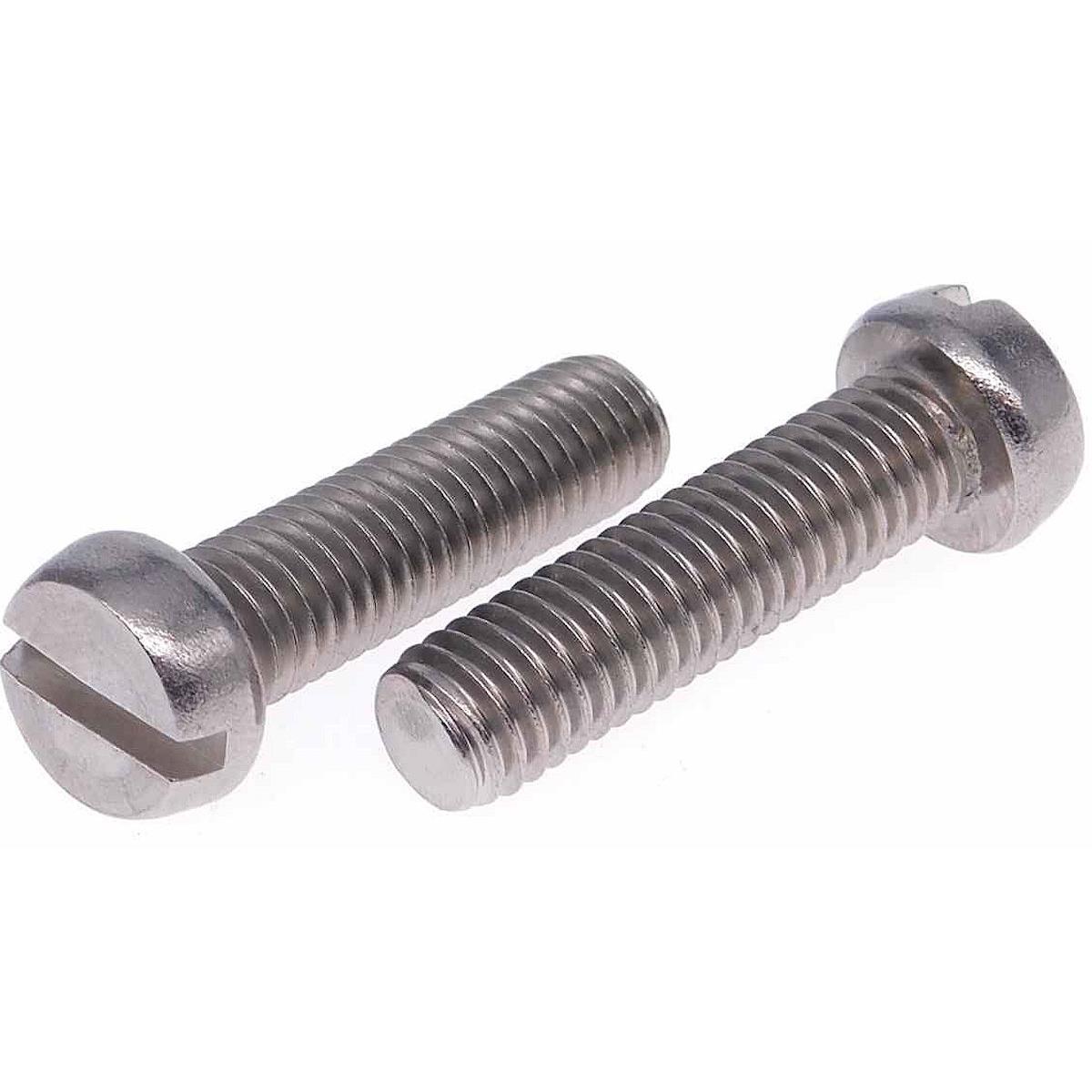 Produktbild von DIN 84 / ISO 1207 Edelstahl A2 M 4x30 - Zylinderschrauben Mit Schlitz