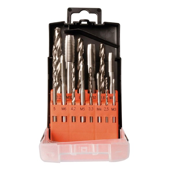 Maschinengewindebohrer-Set HSS-G DIN 371/ 376 14 Teilig #91030